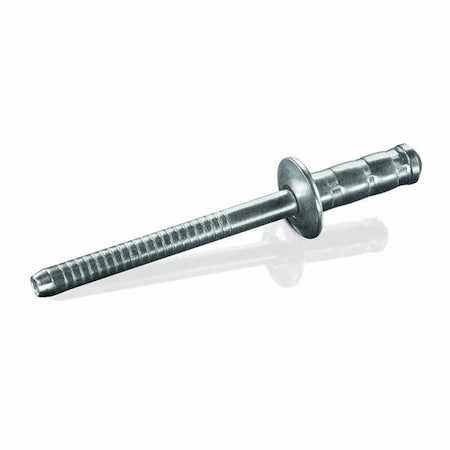 Goebel Blind Rivet, Dome Head, 3/16 in Dia., Stainless Steel Body, 500 PK IBI-62-65MGRT